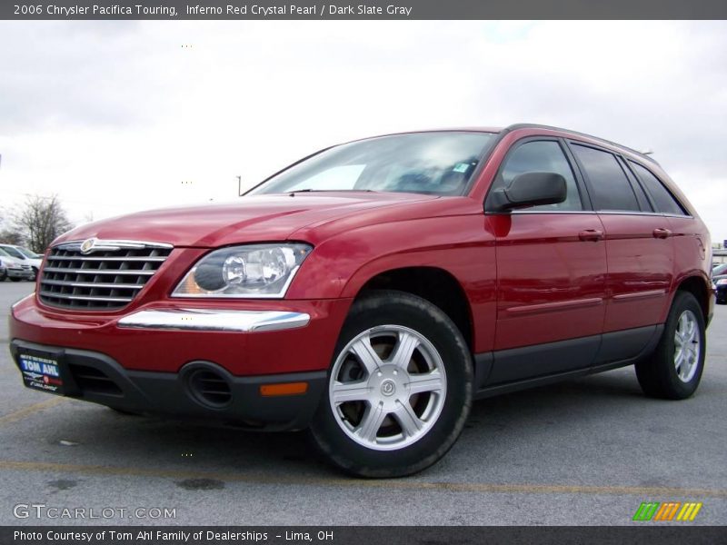 Inferno Red Crystal Pearl / Dark Slate Gray 2006 Chrysler Pacifica Touring