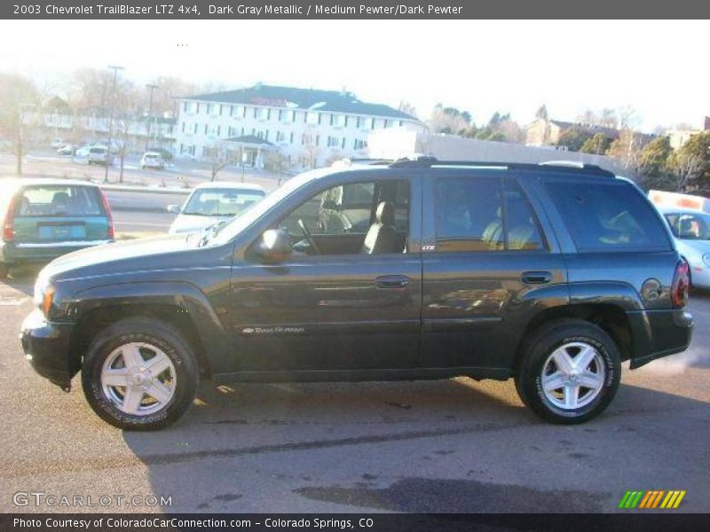 Dark Gray Metallic / Medium Pewter/Dark Pewter 2003 Chevrolet TrailBlazer LTZ 4x4