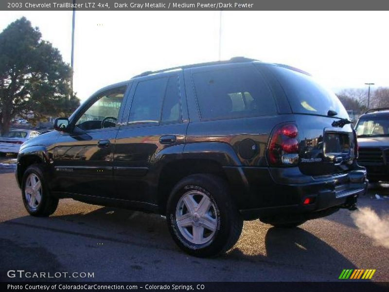Dark Gray Metallic / Medium Pewter/Dark Pewter 2003 Chevrolet TrailBlazer LTZ 4x4
