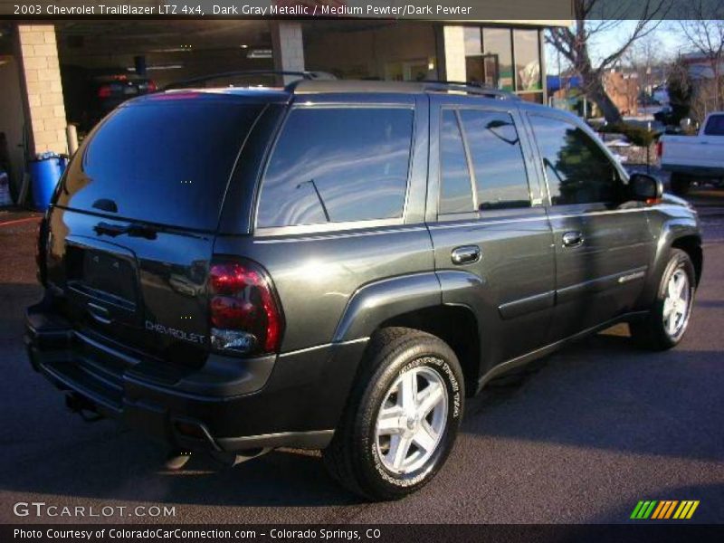 Dark Gray Metallic / Medium Pewter/Dark Pewter 2003 Chevrolet TrailBlazer LTZ 4x4