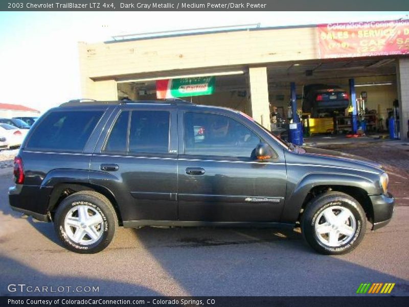Dark Gray Metallic / Medium Pewter/Dark Pewter 2003 Chevrolet TrailBlazer LTZ 4x4