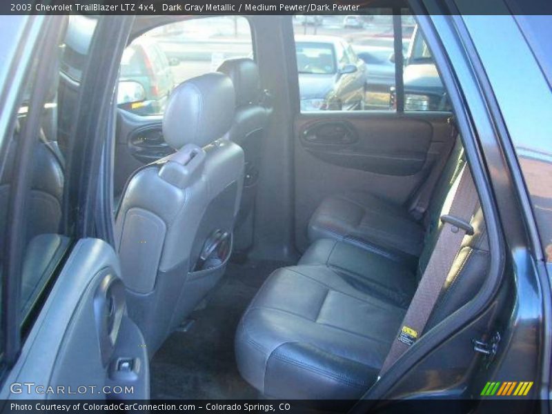 Dark Gray Metallic / Medium Pewter/Dark Pewter 2003 Chevrolet TrailBlazer LTZ 4x4