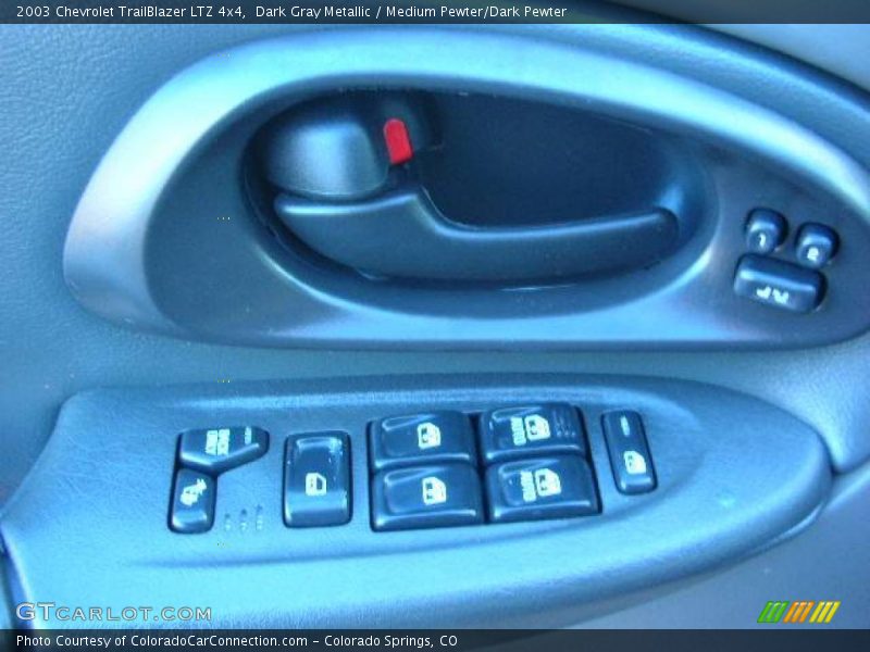 Dark Gray Metallic / Medium Pewter/Dark Pewter 2003 Chevrolet TrailBlazer LTZ 4x4