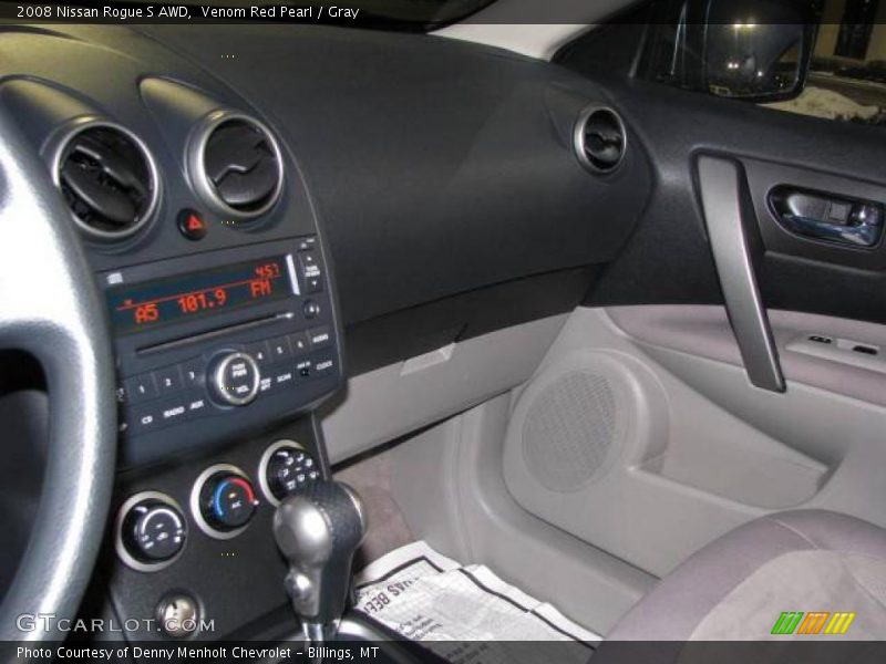 Venom Red Pearl / Gray 2008 Nissan Rogue S AWD