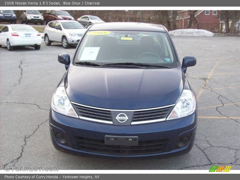 Blue Onyx / Charcoal 2008 Nissan Versa 1.8 S Sedan