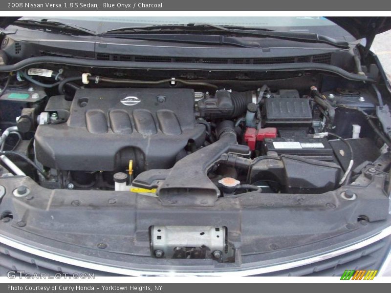 Blue Onyx / Charcoal 2008 Nissan Versa 1.8 S Sedan