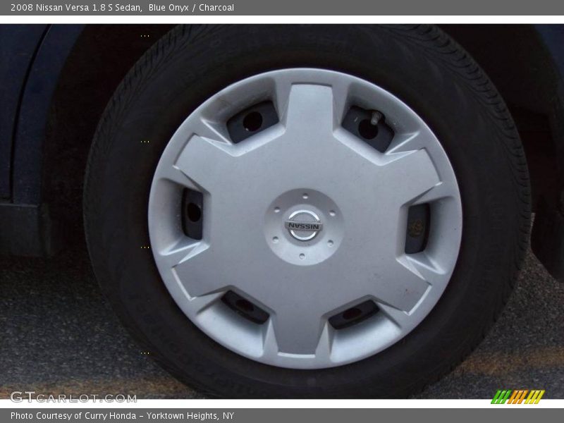 Blue Onyx / Charcoal 2008 Nissan Versa 1.8 S Sedan