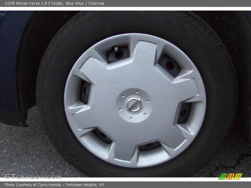 Blue Onyx / Charcoal 2008 Nissan Versa 1.8 S Sedan