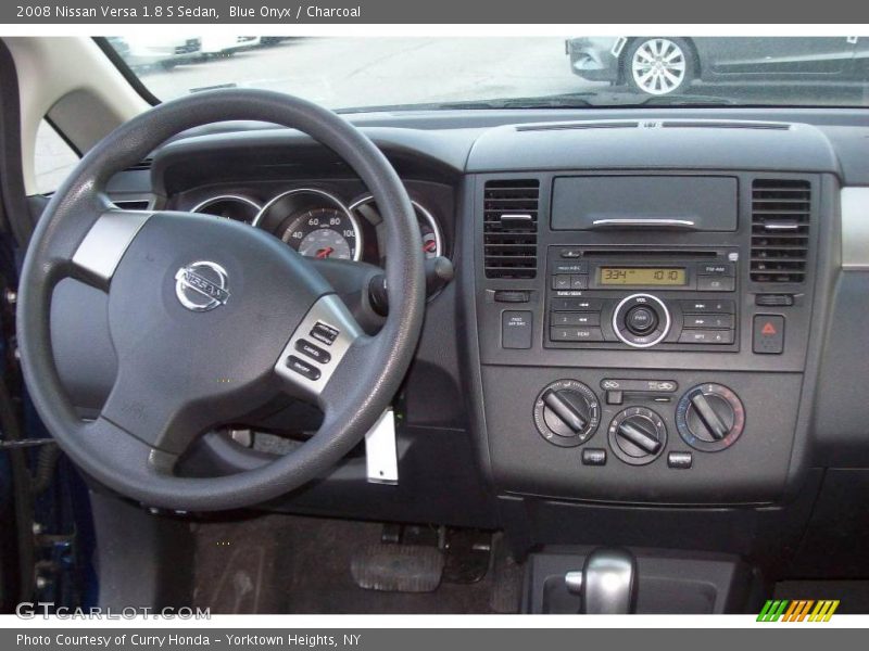 Blue Onyx / Charcoal 2008 Nissan Versa 1.8 S Sedan