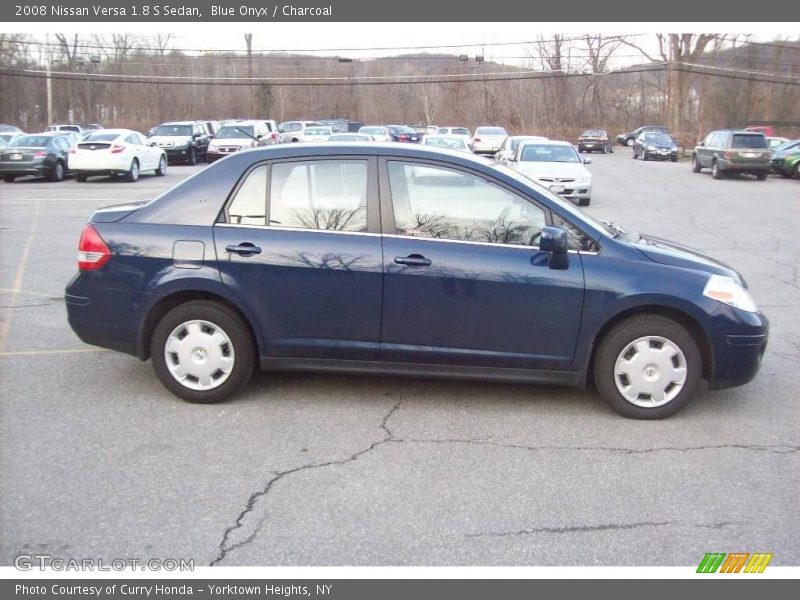 Blue Onyx / Charcoal 2008 Nissan Versa 1.8 S Sedan