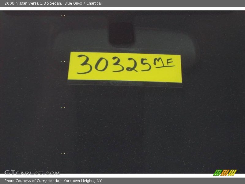 Blue Onyx / Charcoal 2008 Nissan Versa 1.8 S Sedan