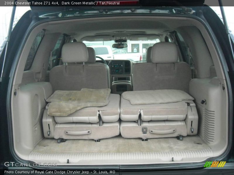 Dark Green Metallic / Tan/Neutral 2004 Chevrolet Tahoe Z71 4x4