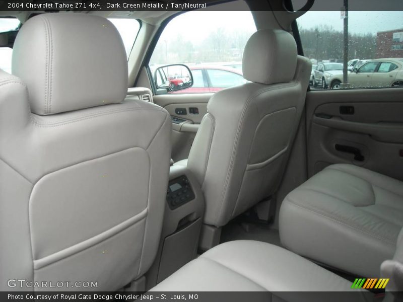 Dark Green Metallic / Tan/Neutral 2004 Chevrolet Tahoe Z71 4x4