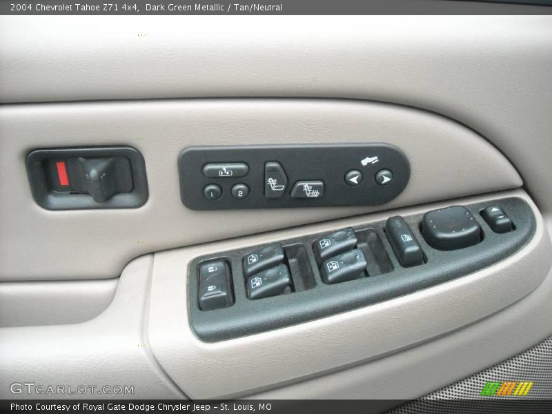 Dark Green Metallic / Tan/Neutral 2004 Chevrolet Tahoe Z71 4x4