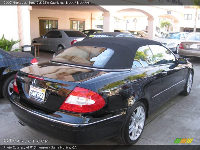 Black / Black/Ash 2007 Mercedes-Benz CLK 350 Cabriolet