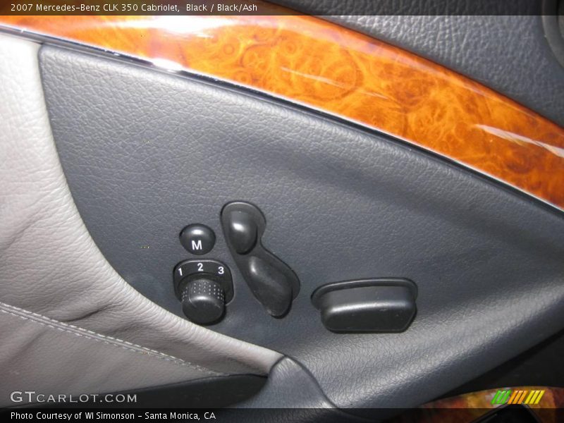 Black / Black/Ash 2007 Mercedes-Benz CLK 350 Cabriolet