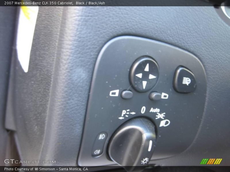 Black / Black/Ash 2007 Mercedes-Benz CLK 350 Cabriolet