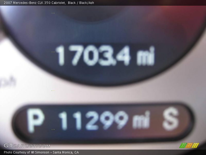 Black / Black/Ash 2007 Mercedes-Benz CLK 350 Cabriolet