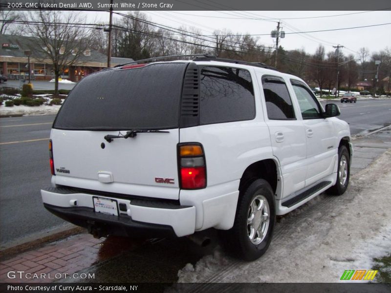 Summit White / Stone Gray 2005 GMC Yukon Denali AWD