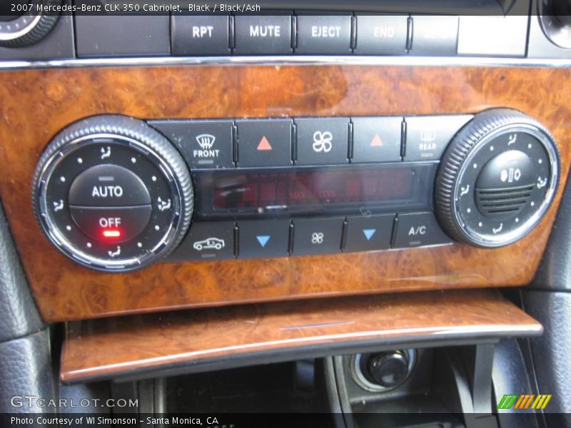 Black / Black/Ash 2007 Mercedes-Benz CLK 350 Cabriolet