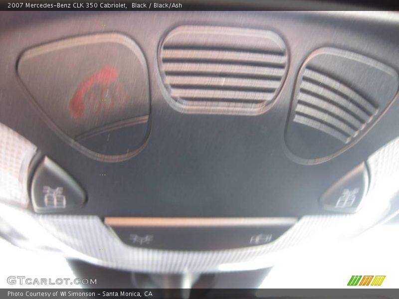 Black / Black/Ash 2007 Mercedes-Benz CLK 350 Cabriolet