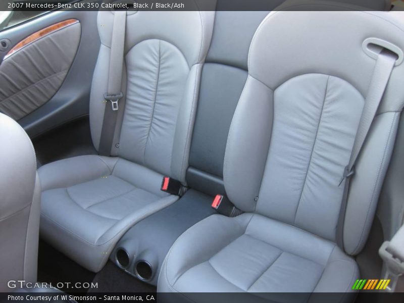 Black / Black/Ash 2007 Mercedes-Benz CLK 350 Cabriolet