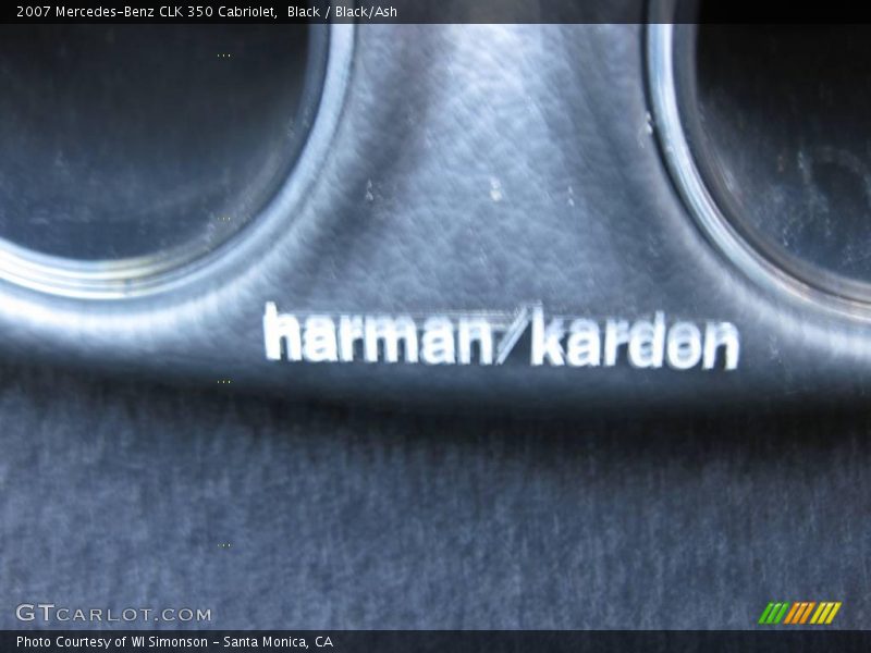 Black / Black/Ash 2007 Mercedes-Benz CLK 350 Cabriolet