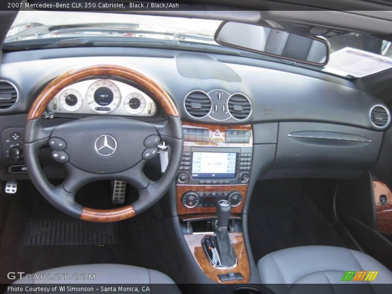 Black / Black/Ash 2007 Mercedes-Benz CLK 350 Cabriolet