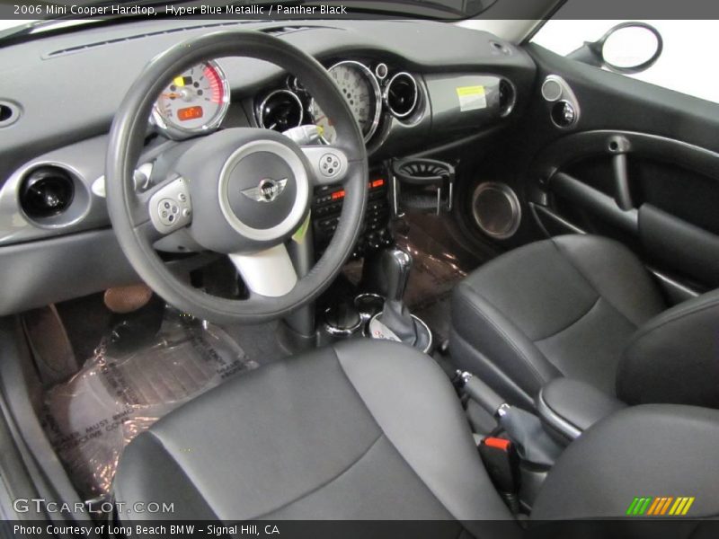 Hyper Blue Metallic / Panther Black 2006 Mini Cooper Hardtop