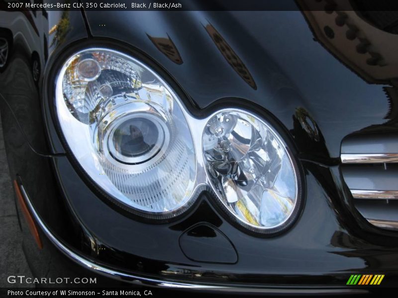 Black / Black/Ash 2007 Mercedes-Benz CLK 350 Cabriolet