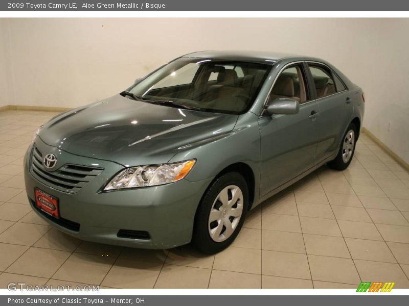 Aloe Green Metallic / Bisque 2009 Toyota Camry LE