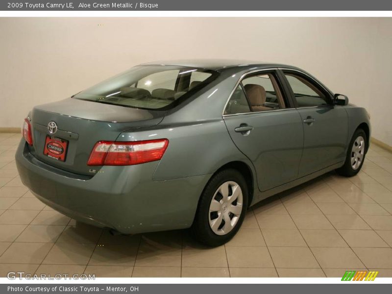 Aloe Green Metallic / Bisque 2009 Toyota Camry LE