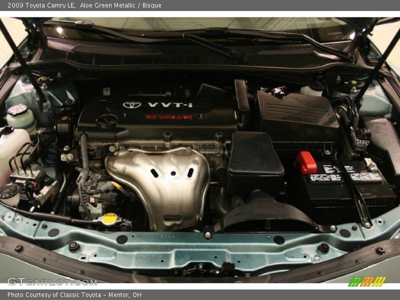 Aloe Green Metallic / Bisque 2009 Toyota Camry LE