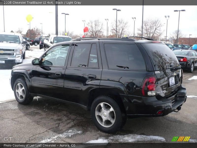 Black / Light Gray 2008 Chevrolet TrailBlazer LS 4x4