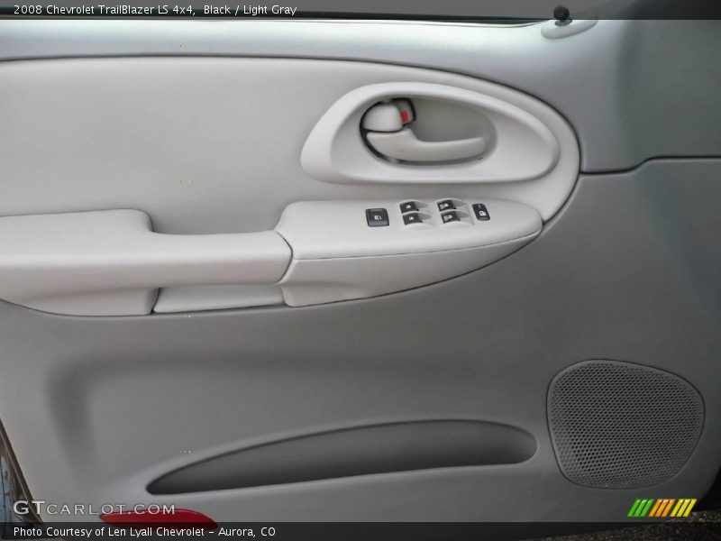 Black / Light Gray 2008 Chevrolet TrailBlazer LS 4x4