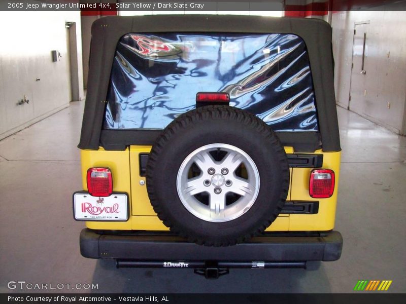Solar Yellow / Dark Slate Gray 2005 Jeep Wrangler Unlimited 4x4