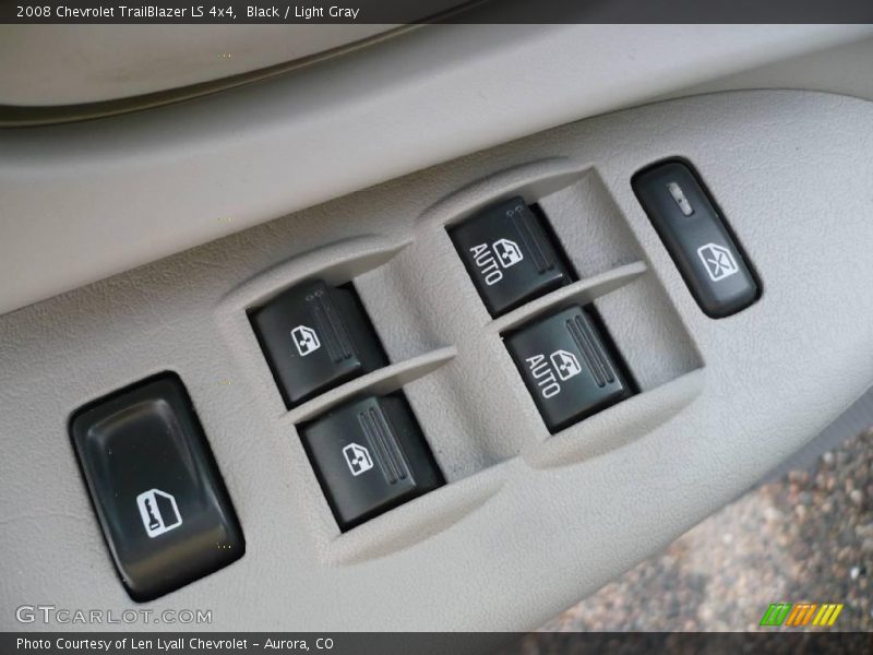 Black / Light Gray 2008 Chevrolet TrailBlazer LS 4x4
