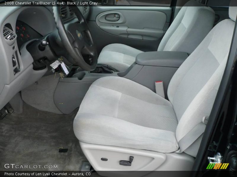 Black / Light Gray 2008 Chevrolet TrailBlazer LS 4x4