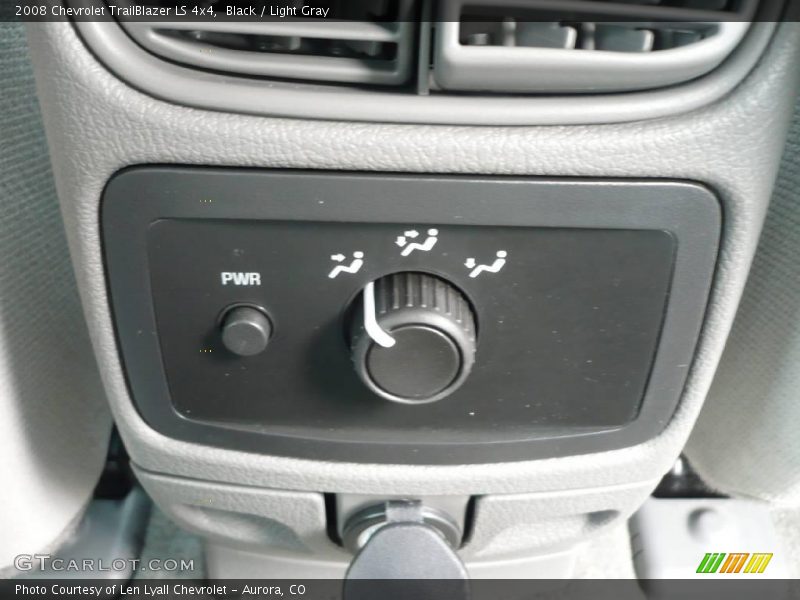 Black / Light Gray 2008 Chevrolet TrailBlazer LS 4x4