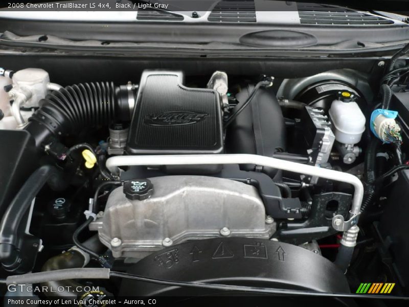 Black / Light Gray 2008 Chevrolet TrailBlazer LS 4x4