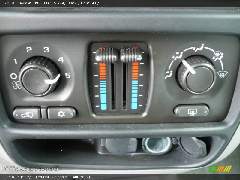 Black / Light Gray 2008 Chevrolet TrailBlazer LS 4x4