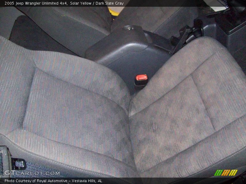 Solar Yellow / Dark Slate Gray 2005 Jeep Wrangler Unlimited 4x4