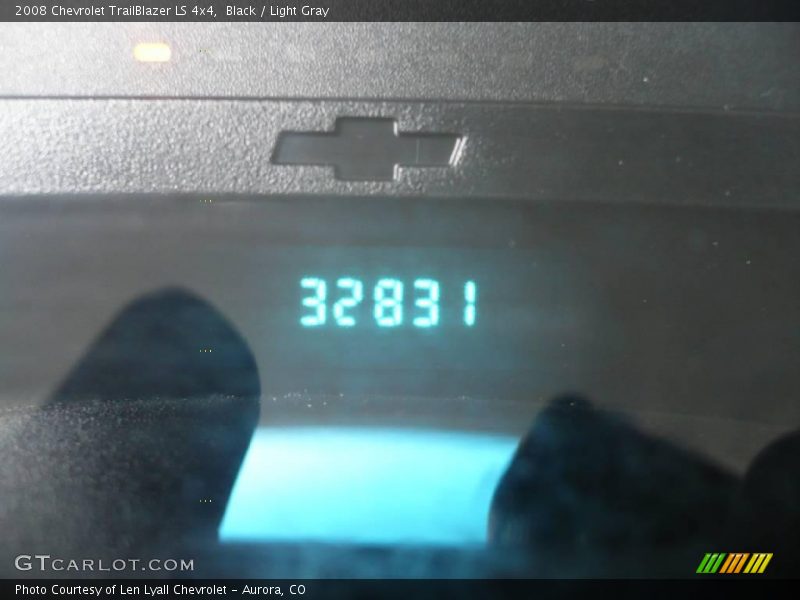 Black / Light Gray 2008 Chevrolet TrailBlazer LS 4x4