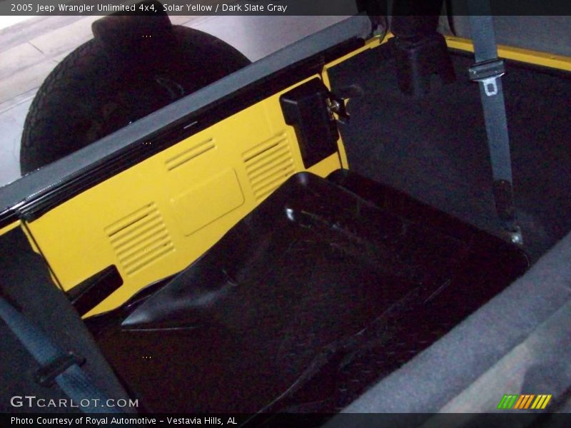 Solar Yellow / Dark Slate Gray 2005 Jeep Wrangler Unlimited 4x4