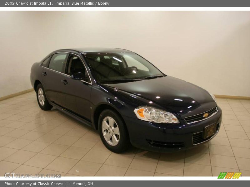 Imperial Blue Metallic / Ebony 2009 Chevrolet Impala LT
