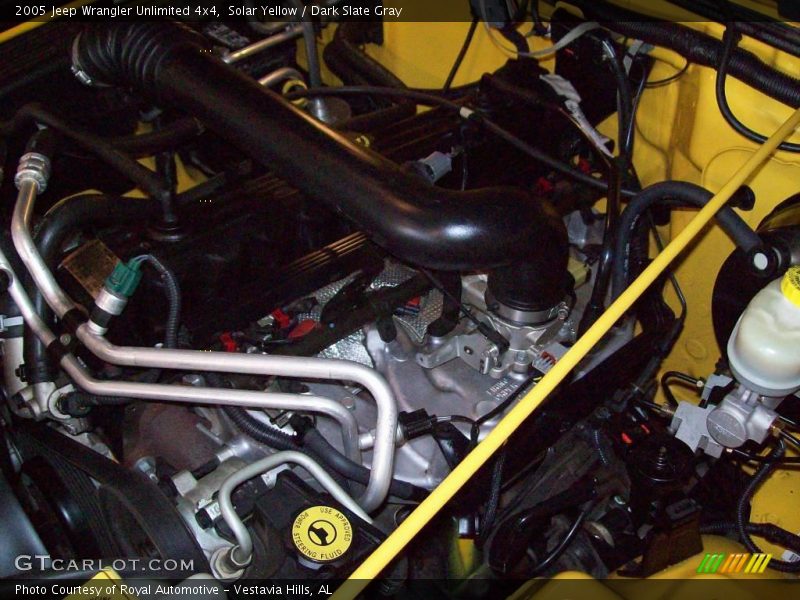 Solar Yellow / Dark Slate Gray 2005 Jeep Wrangler Unlimited 4x4