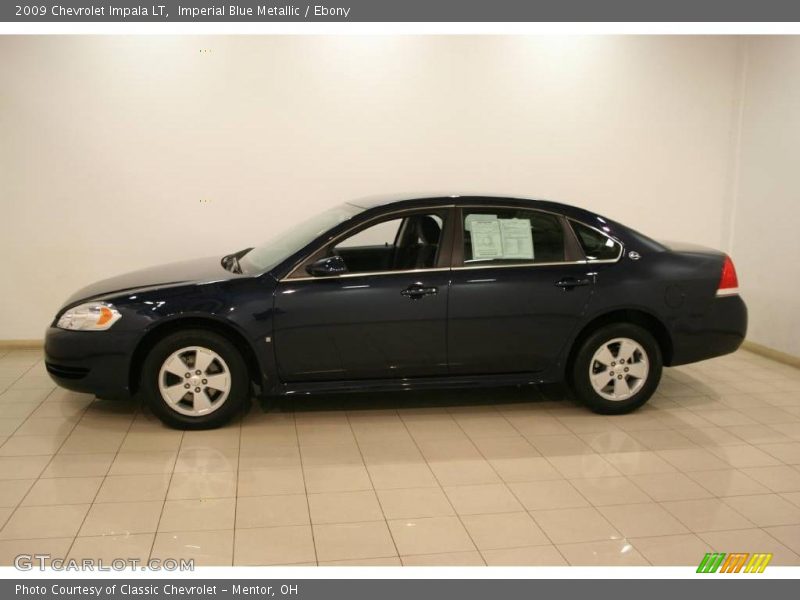 Imperial Blue Metallic / Ebony 2009 Chevrolet Impala LT