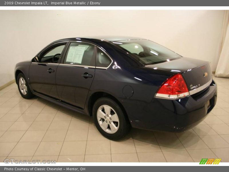 Imperial Blue Metallic / Ebony 2009 Chevrolet Impala LT