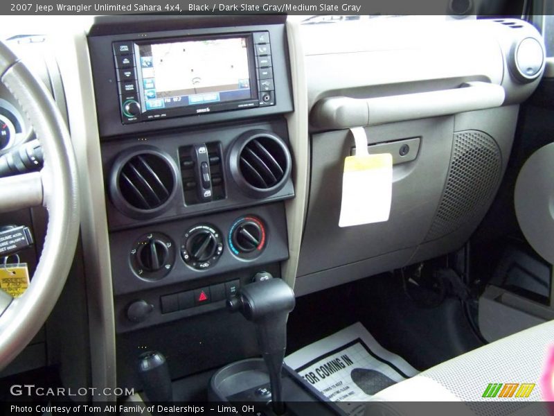 Black / Dark Slate Gray/Medium Slate Gray 2007 Jeep Wrangler Unlimited Sahara 4x4