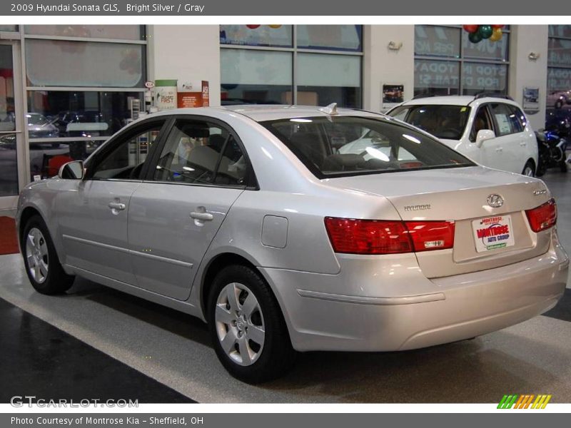 Bright Silver / Gray 2009 Hyundai Sonata GLS